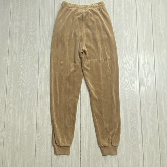 Essentials Fear of God Women's Oak Tan Velour Joggers Sweatpants Size XXS - Picture 3 of 13